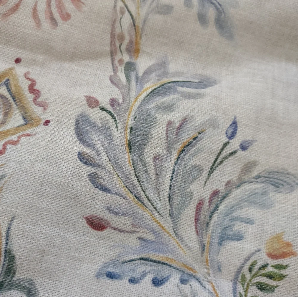 Southern Living Comforter Cotton Victorian Jacobean Print